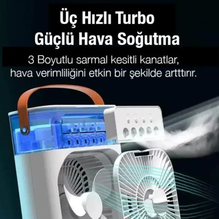 Su Hazneli Masa Vantilatörü