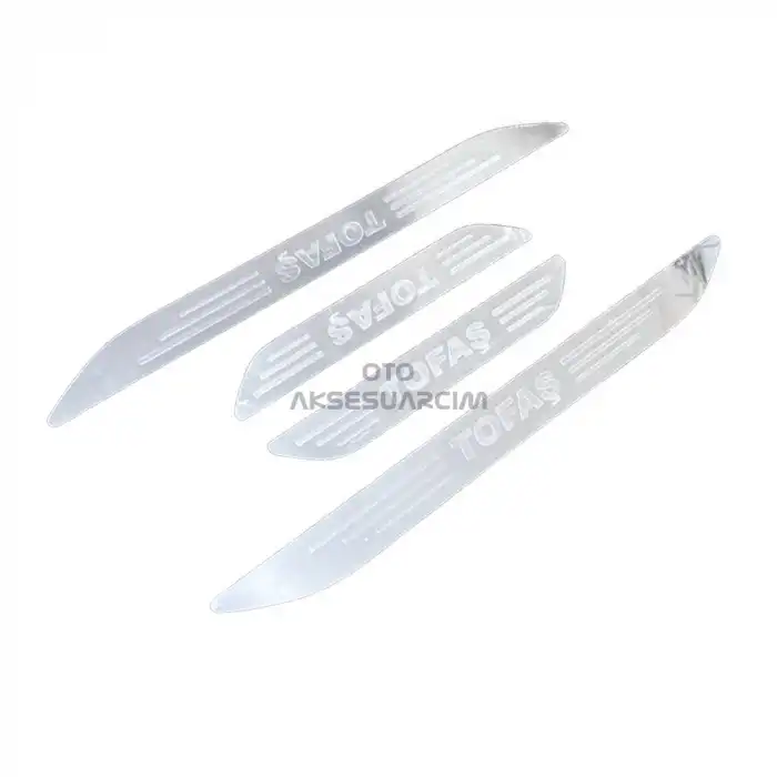 Tofaş Pleksi Nikelaj Oto Araba Kapı Eşiği Çıta 4lü
