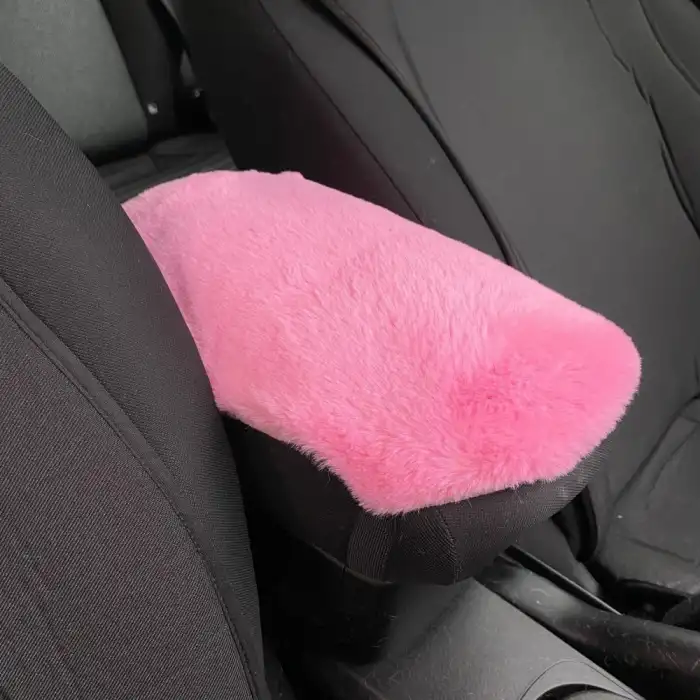 Yumuşak Peluş Kol Dayama Kolçak Minderi Şeker Pembe