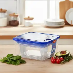 4lü Kare Saklama Kabı Seti