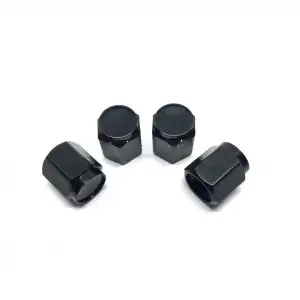 Altıgen Sibop Kapağı 4lü Parlak Siyah