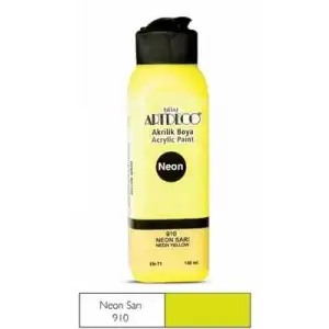 Artdeco 140 Ml Akrilik Boya Neon Sarı 70r3910