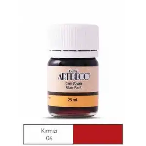 Artdeco 25 Ml Öğrenci Tipi Cam Boya 06 Kırmızı