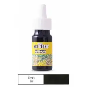 Artdeco 30 Ml Ebru Boyası 16b18 Siyah