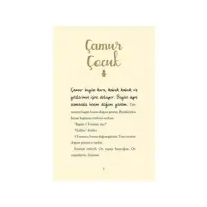 Çamur Çocuk Timaş Yayınları