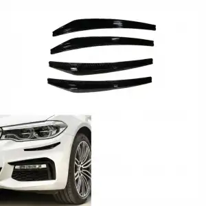 Çamurluk Ağzı Kabartma Ventil Siyah 4 Parça 3E Grup