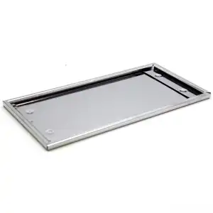 Dikdörtgen Krom Plakalık Araba Plaka Altlığı 30x16cm