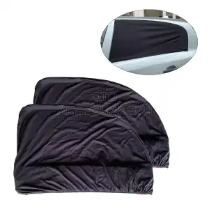 Elastik Oto Yan Cam Bebek Güneşlik Araba Perdesi Hatchback Uyumlu 2li