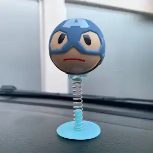 Kaptan Amerika Sallanan Kafa Zıp Zıp Marvel Lisanslı