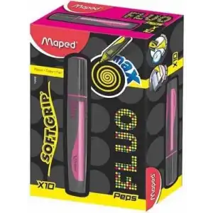Maped Fluopeps Max Fosforlu Kalem Pembe 742936