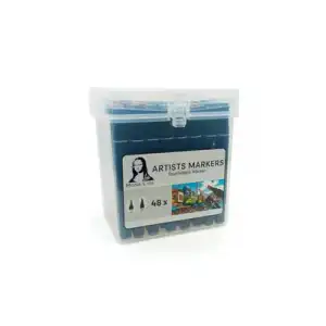 Mona Lisa Touchblack Çift Uçlu Marker Kalem 48 Renk Tm148