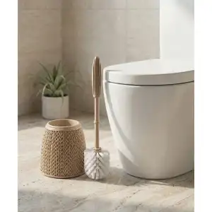 Örgü Desenli Tuvalet Fırçası