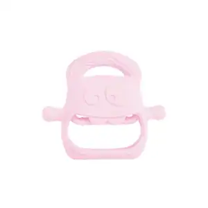 Pembe Bebek Silikon Diş Kaşıyıcı