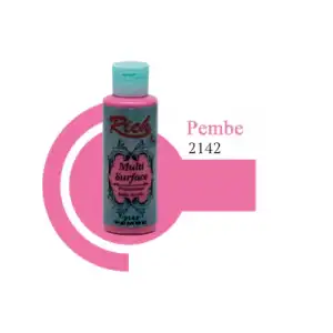 Rich 120 Cc Multı Surface Akrilik Boya 2142 Pembe