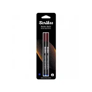 Scrikss M (medium) Standart Tükenmez Kalem Yedeği (refil) 2li Mavi