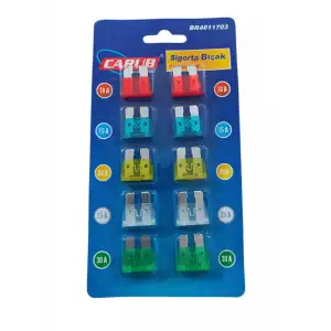 Standart Bıçak Sigorta 10lu Set