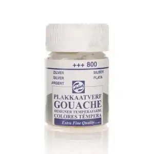 Talens 16 Ml Guaj Boya Şişe 800 Gümüş