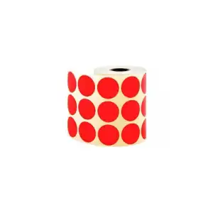 Tanex 10 Mm Nokta Etiket 5000li Kırmızı