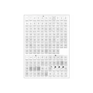 Tanex 70x70 Laser Etiket 100 Lü Tw2312