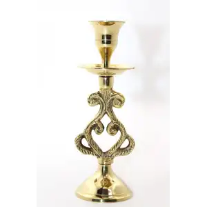 Tekli Pirinç Şamdan Model 5