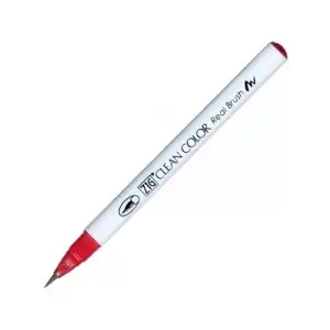 Zig 6000at Clean Color Real Brush Callıgraphy Kalemi 029 Geranıum Red