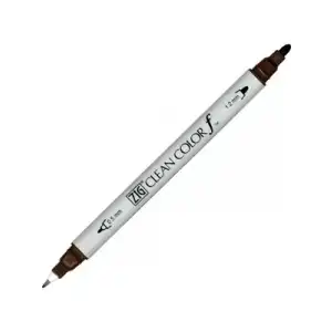 Zig Clean Color F Tcs6000t Callıgraphy Kalemi Dark Brown 062