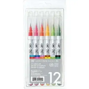 Zig Clean Color Real Brush Callıgraphy Kalemi 12li Rb6000at