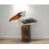 Ahşap Pelikan 45 Cm