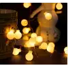 Beyaz Top Led Gün ışığı Pilli 2 Kademeli