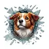 Fulcar Australian Shepherd Araç Stickerı