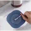 Süzgeçli Lavabo Gider Koruyucu Mat Gri