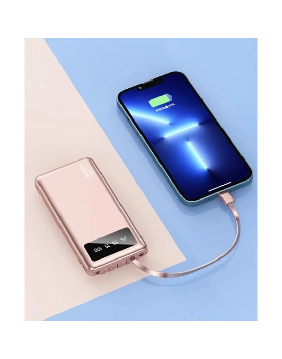 Kendinden Kablolu 20.000 mAh Powerbank