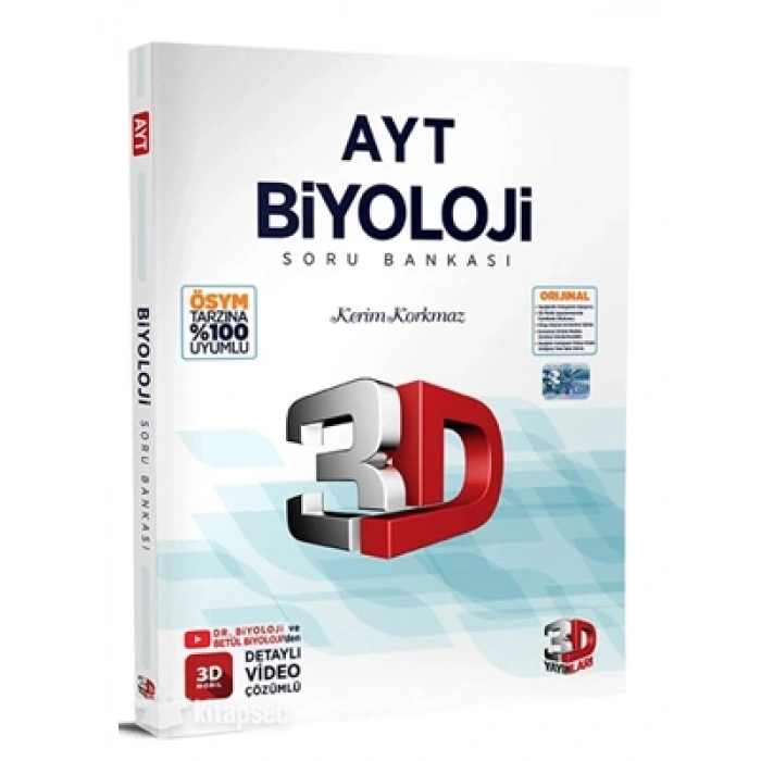 3E Grup - 3d Yay.- Ayt Biyoloji Soru Bankası 2324