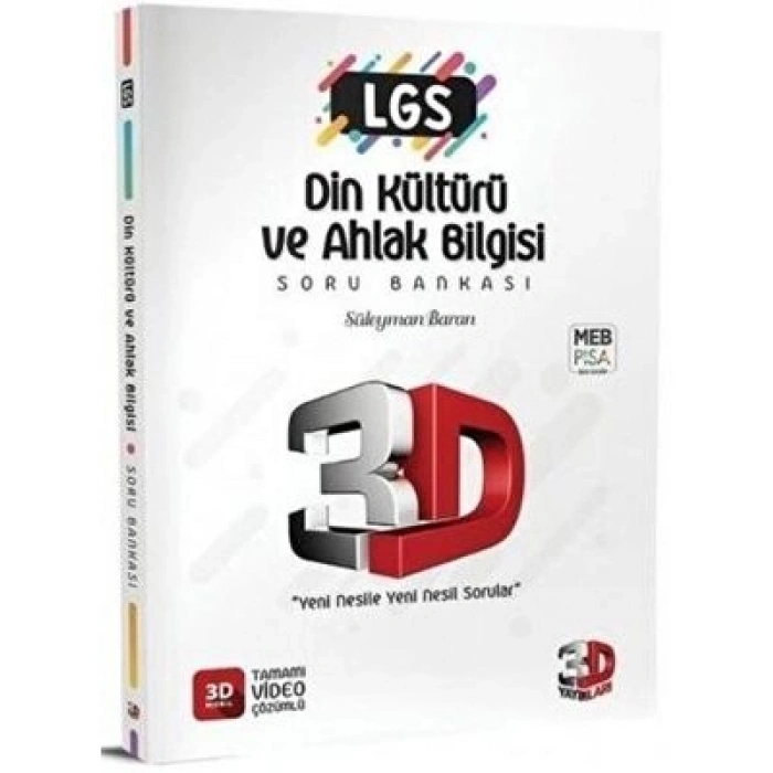 3E Grup - 3d Yay.- Lgs Din Kültürü ve Ahlak Bilgisi Soru Bankası 2324