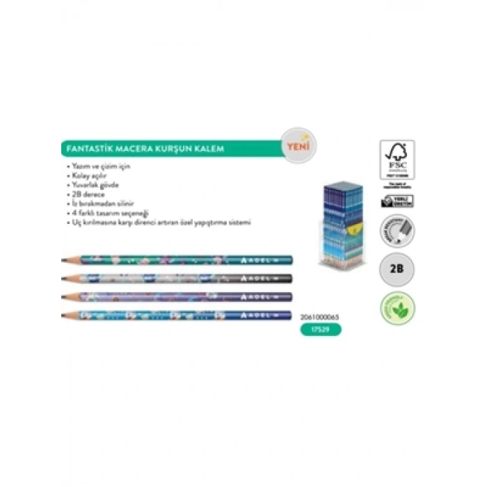 3E Grup - Adel Fantastik Macera 2b Kurşun Kalem 2061000065