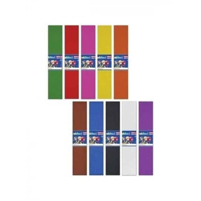 3E Grup - Adeland 50x200 Grapon Kağıdı Fosforlu 10lu M.renkler