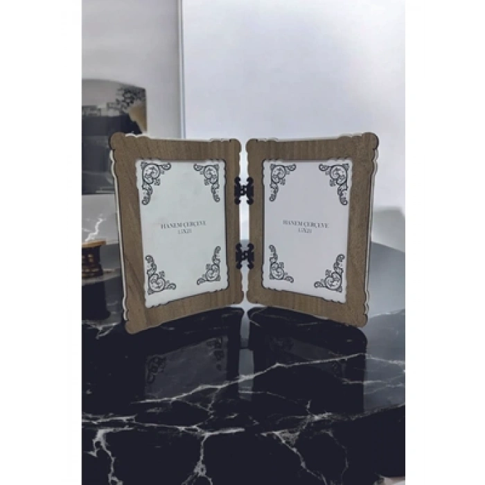 3E Grup - Aka 15x21 Menteşeli Mdf Dekoratif Fotoğraf Çerçevesi