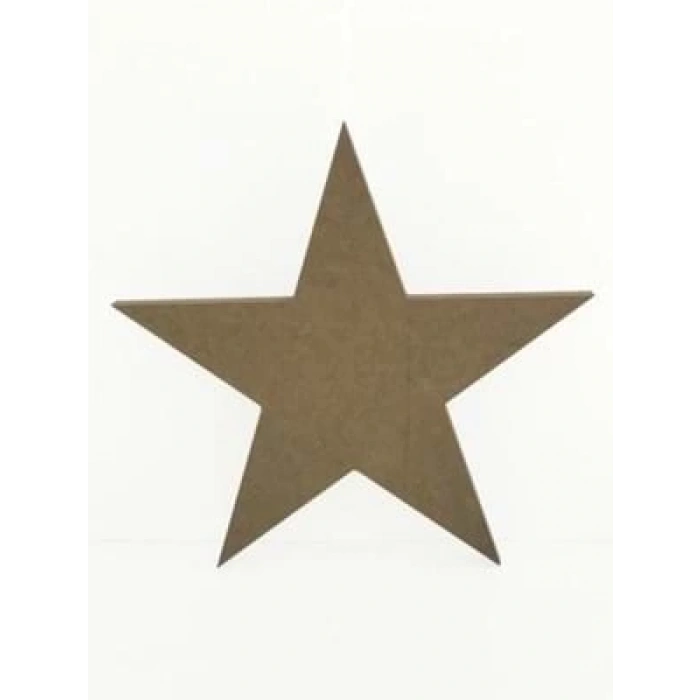 3E Grup - Aka Ahşap 13x13 Dekoratif Obje Yıldız Do 35