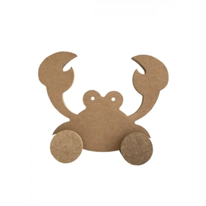 3E Grup - Aka Ahşap 18x16 Oyuncak Obje Yengeç Oyk04