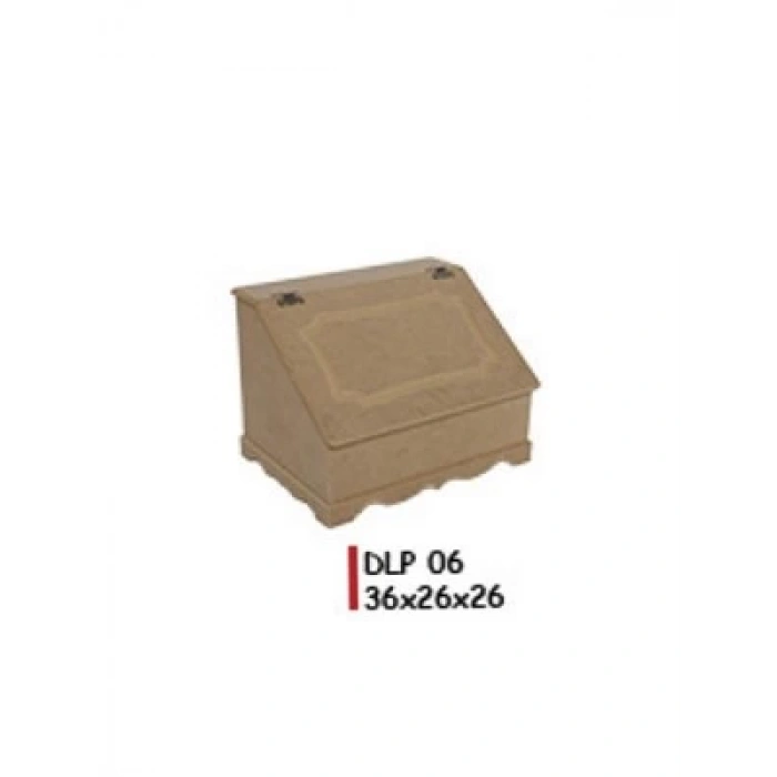 3E Grup - Aka Ahşap 36x26x26 Cm Düz Ekmek Dolabı Dlp 06