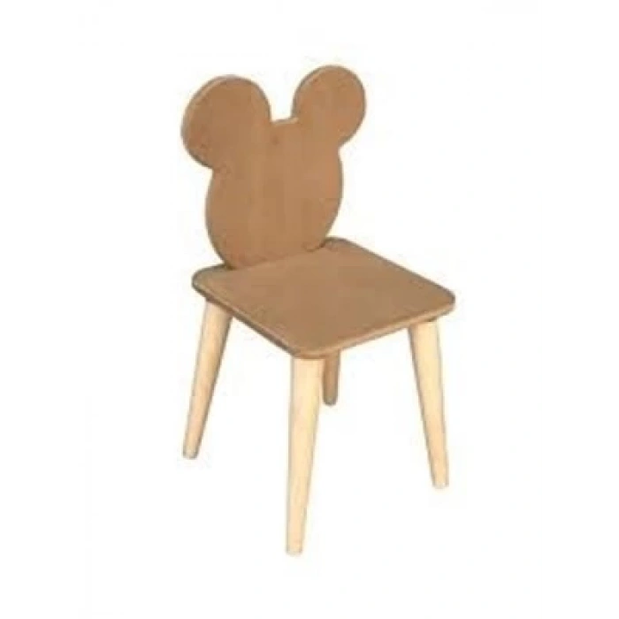 3E Grup - Aka Ahşap Çocuk Sandalyesi Çs05