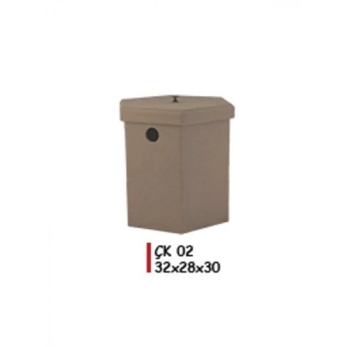 3E Grup - Aka Ahşap Çöp Kovası Çk 02