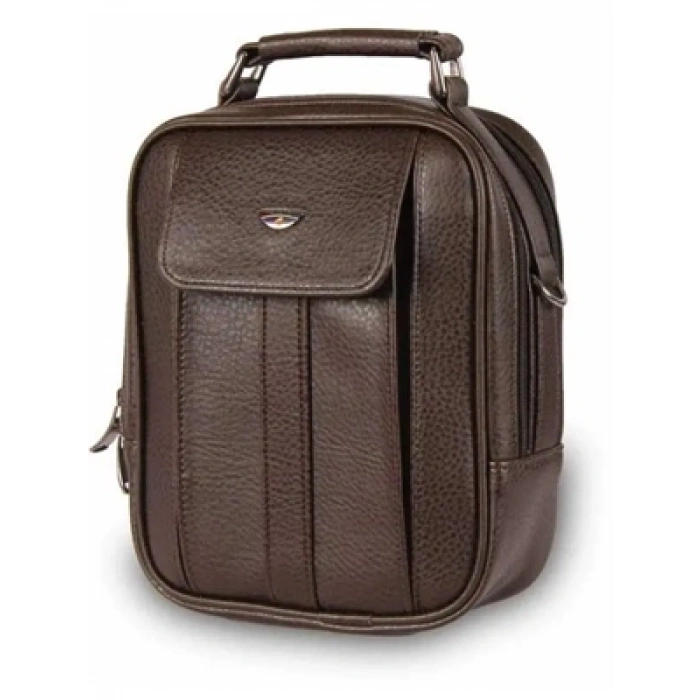 3E Grup - Alone Kasalı Suni Deri El Çantası 3751 Kahverengi