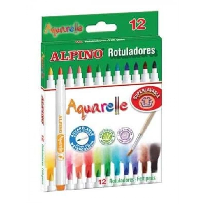 3E Grup - Alpino Keçeli Kalem Su Bazlı 12li Ar000160