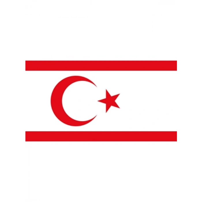 3E Grup - Alsancak 100x150 Raşel Yabancı Devlet Bayrağı K.k.t.c