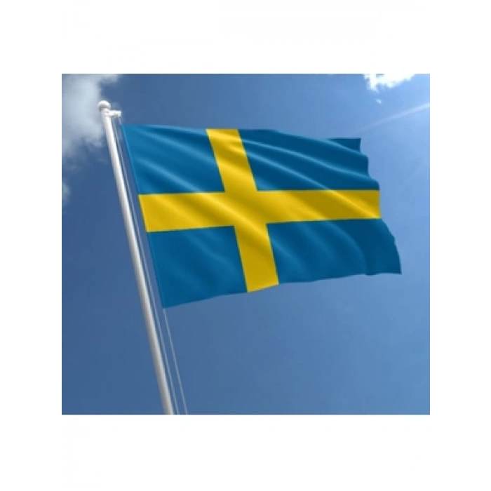 3E Grup - Alsancak 50x75 Raşel Yabancı Devlet Bayrağı İsveç