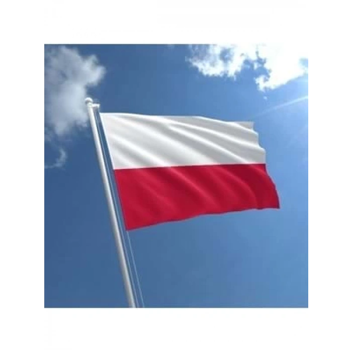 3E Grup - Alsancak 50x75 Raşel Yabancı Devlet Bayrağı Polonya