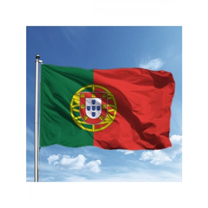 3E Grup - Alsancak 50x75 Raşel Yabancı Devlet Bayrağı Portekiz
