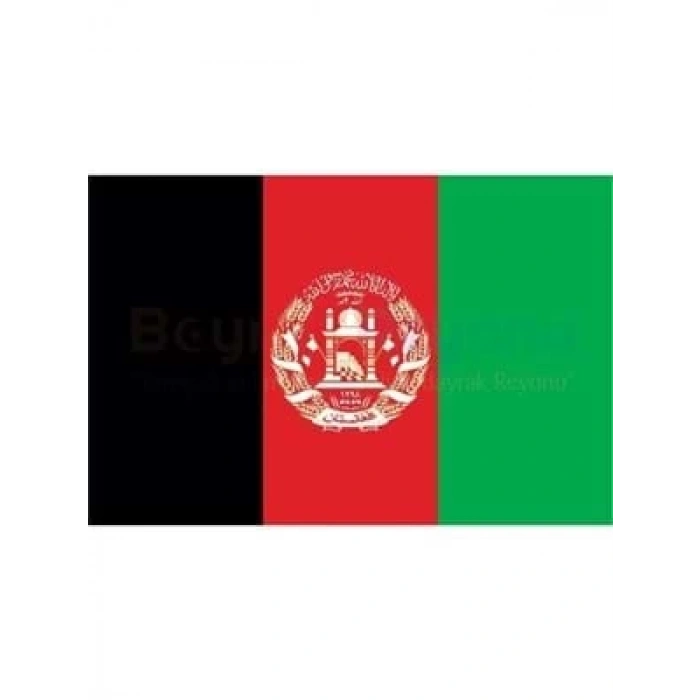 3E Grup - Alsancak 70x105 Raşel Yabancı Devlet Bayrağı Afganistan