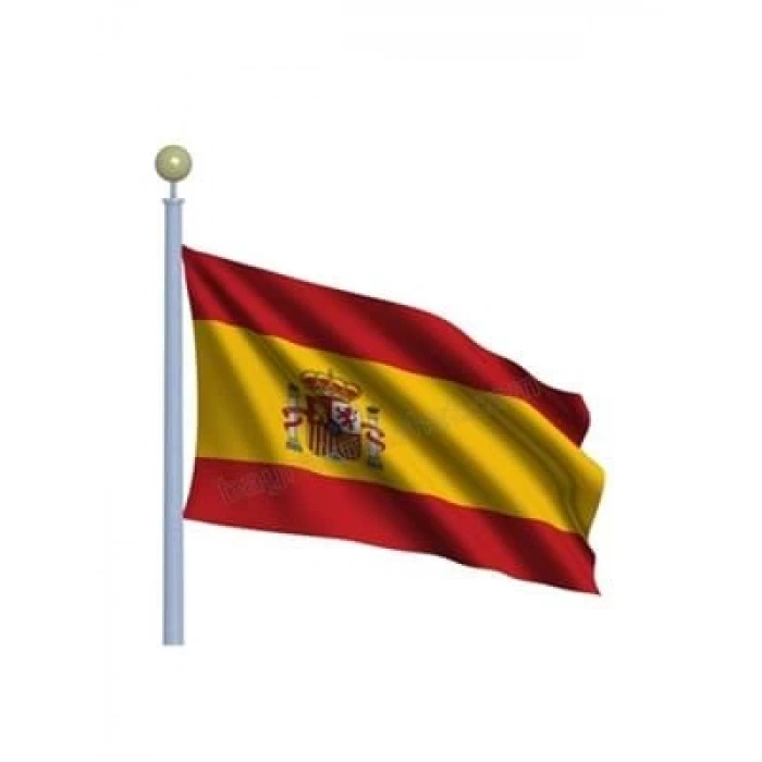 3E Grup - Alsancak 70x105 Raşel Yabancı Devlet Bayrağı İspanya